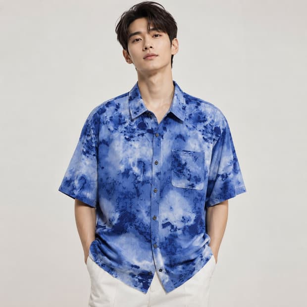 새상품) BUCKAROO 버커루 린넨 반팔 셔츠 여름 마 남방 100
