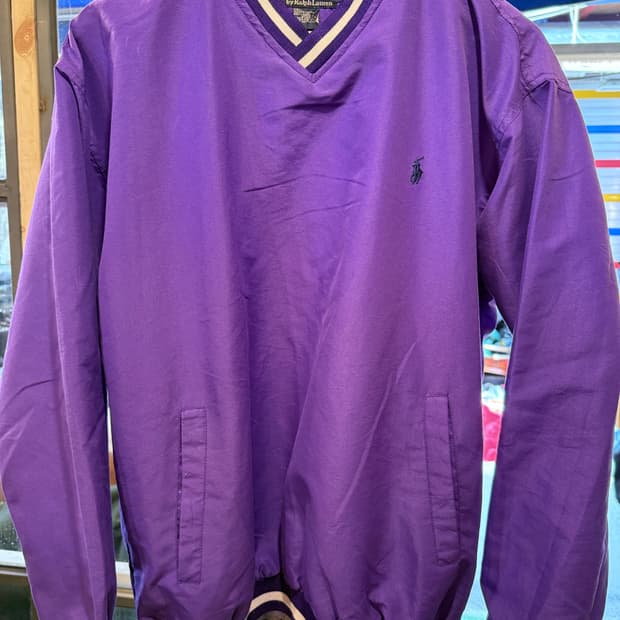 폴로 랄프로렌 네이비포니 퍼플 올드스쿨 웜업