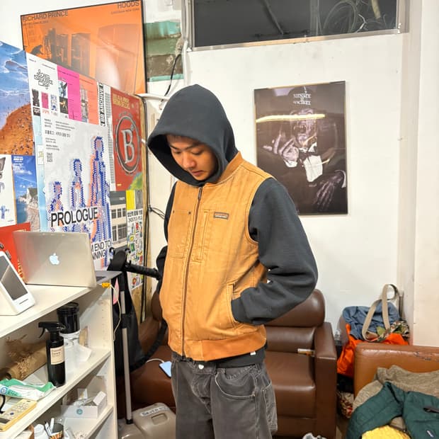 파타고니아 브라운 올 시즌즈 햄프 캔버스 베스트