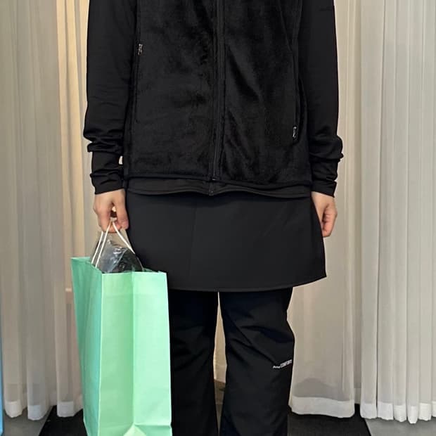 지초이컴포트 25-RE2 슬림 레이어드 팬츠(블랙)