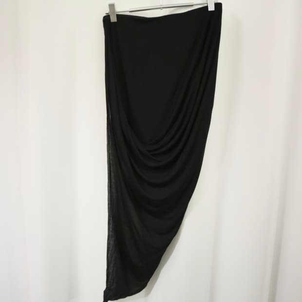 Helmut Lang drape skirt