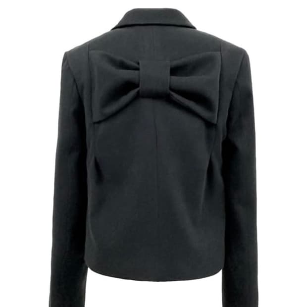 pom bow jacket (차콜,size 01)