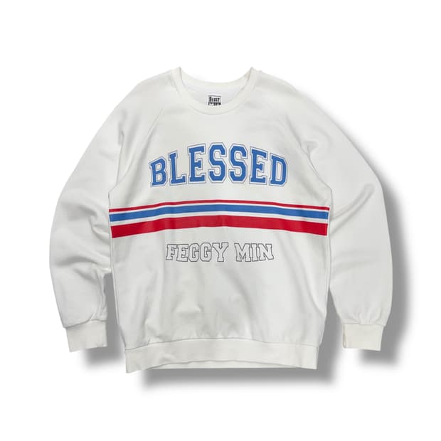 빈티지 프린팅 맨투맨 (L)  