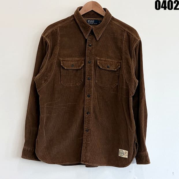 폴로 랄프로렌 코듀로이 셔츠 XL 0402