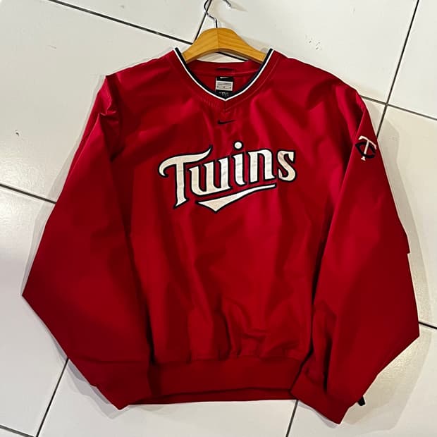 나이키 미네소타 트윈스 시그니쳐 레드 웜업