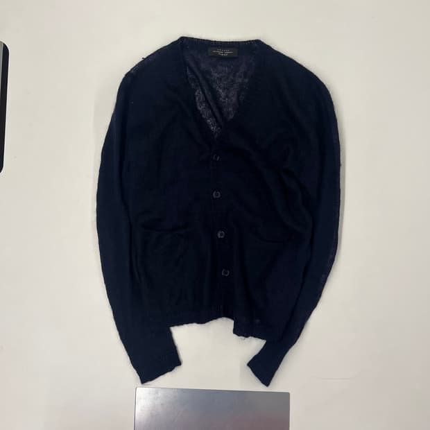 언유즈드 모헤어 가디건 네이비 2사이즈