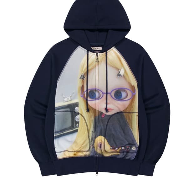 코이세이오 브라이스 후드집업 네이비