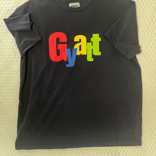 아노트 GYATT 워시드 티셔츠 네이비