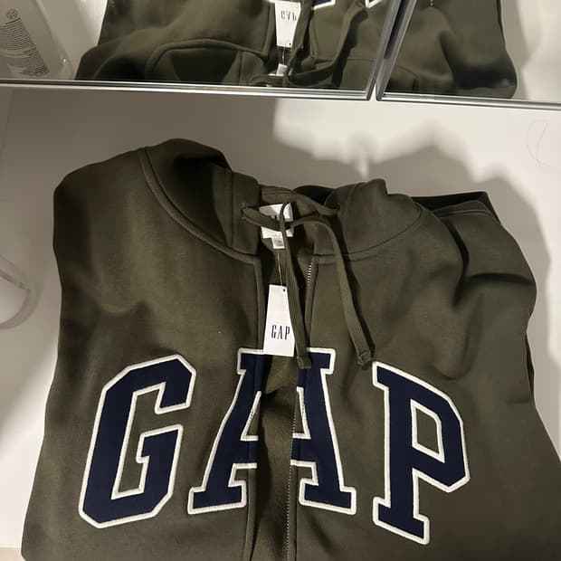 GAP 후드집업 카키 새상품 XL