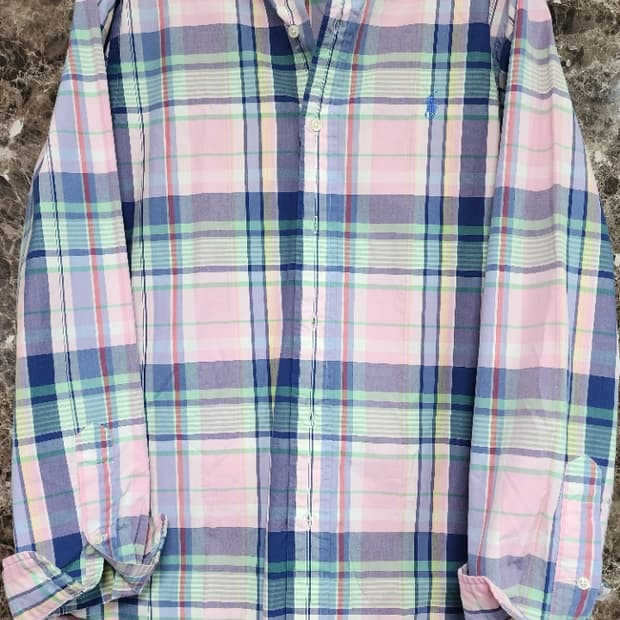 폴로 랄프로렌 클래식 멀티컬러셔트 슬림95 