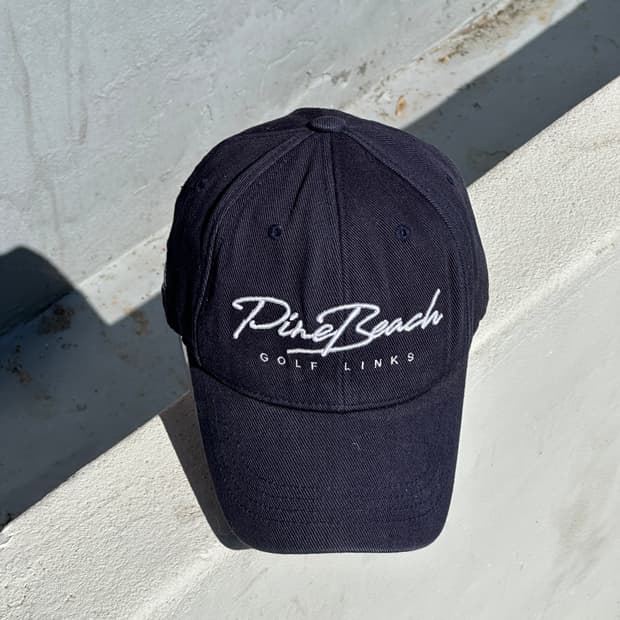 [M] 파인비치 골프 링크스 네이비 볼캡 모자