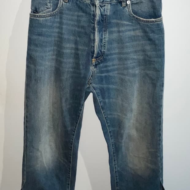 Maison Margiela 17AW Cuffs Denim Pants