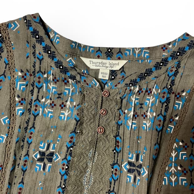 Thursday Island 패턴 미디움 원피스 85