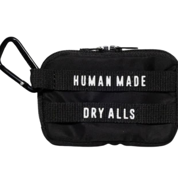 새제품) 휴먼 메이드 밀리터리 카드 케이스 지갑 블랙 파우치 키링