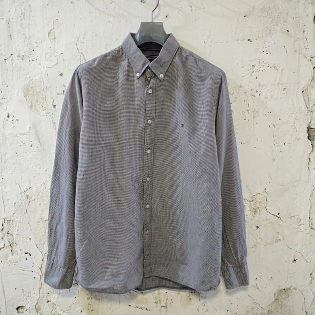 타미힐피거 남성 린넨 셔츠 L