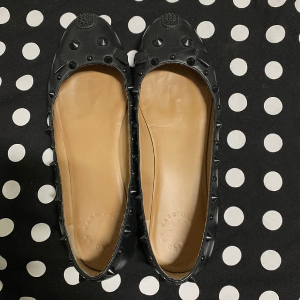 마크 바이 마크 제이콥스 스터드 마우스 플랫 슈즈