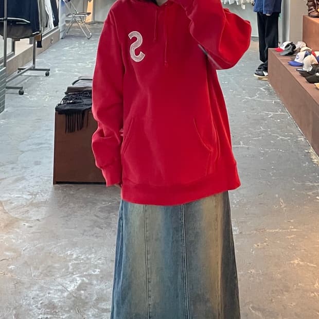 슈프림 S로고 후드 스웨트셔츠 H1098