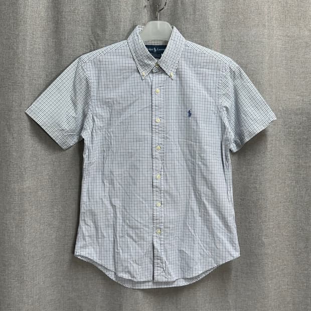 [95] 폴로 랄프로렌 반팔 체크 면 셔츠 남방