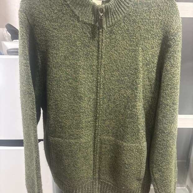 엘엘빈 니트 집업 xl