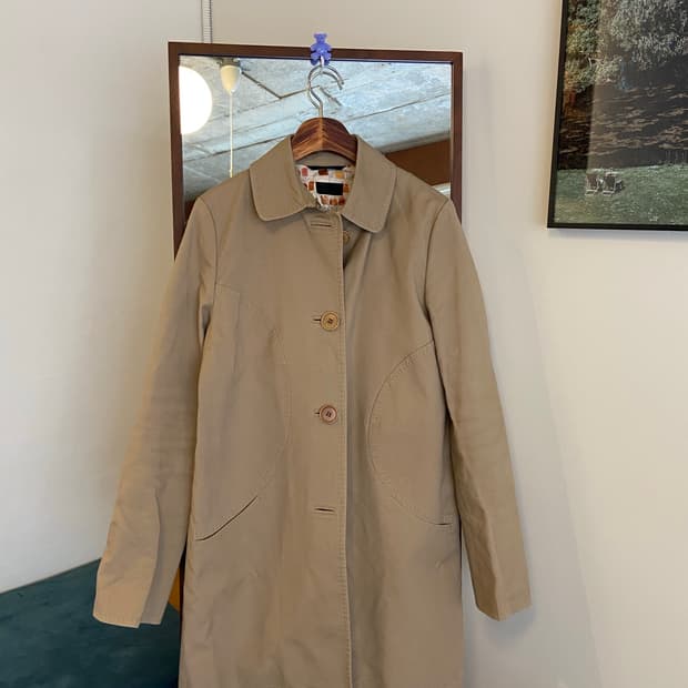 폴스미스 베이지 트렌치코트