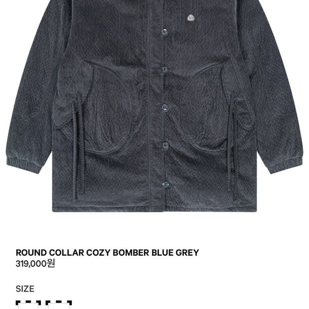 코이세이오 ROUND COLLAR COZY BOMBER