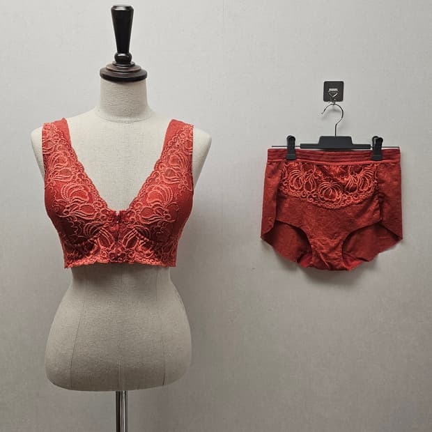 (새상품)피델리아 프리컷팅 올레이스 집업 브라팬티 세트