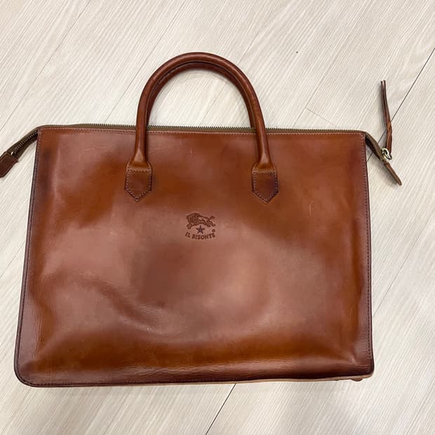 일비종떼 가죽 브리프케이스