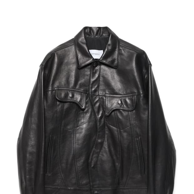 해칭룸 멜팅 트러커 램스킨 레더자켓(3)