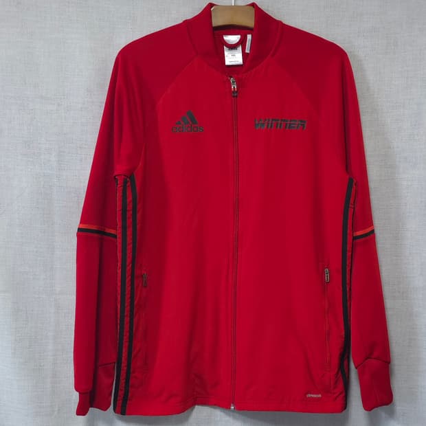 아디다스 정품 클리마쿨 봄여름 런닝 져지 자켓 바람막이 점퍼 105 축구