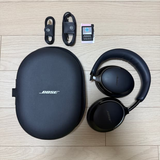 보스 QC 울트라 헤드폰 2세대 (블랙)