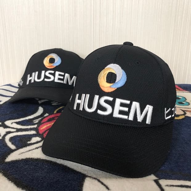 팀휴셈(HUSEM)골프단 일본투어 프로골퍼모자/캡(검) S