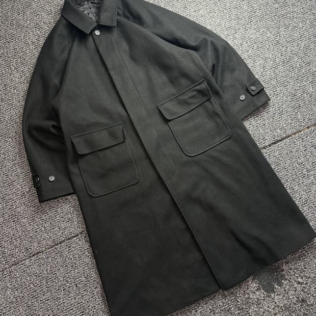 빈티지 아카이브 누빔 발마칸 코튼 블랙 3296