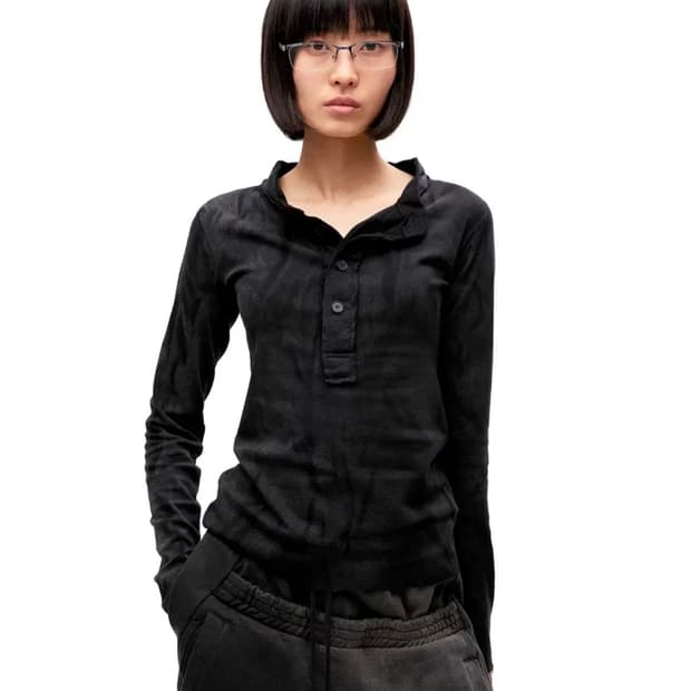 로딩룸 loadingroom 버튼 고스트 탑 블랙 1사이브