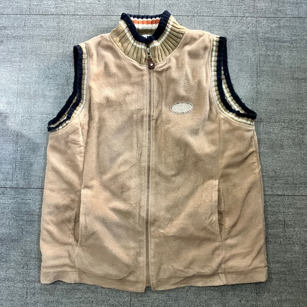 일본빈티지 Lc1999 올드스쿨아메카지 뽀글이양털베스트