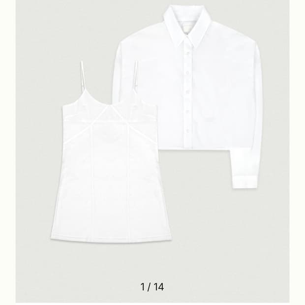 바이무드 Lily shirt dress set