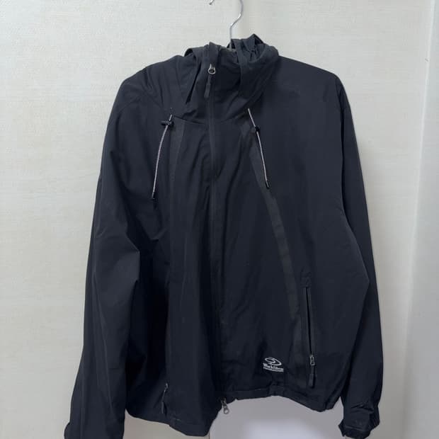 무신사 트래블 워크샵 콤비네이션 테이프 자켓 블랙 L