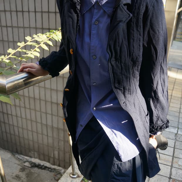 꼼데가르송 프릴 코트