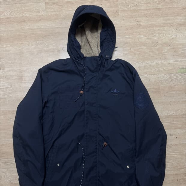 아디다스 파이어버드 후리스안감 야상 자켓