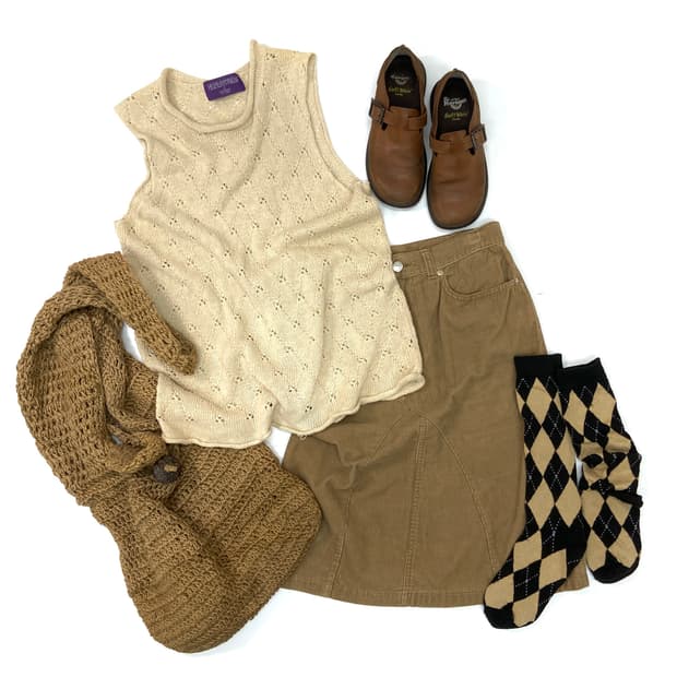 NEPENTHES knit vest