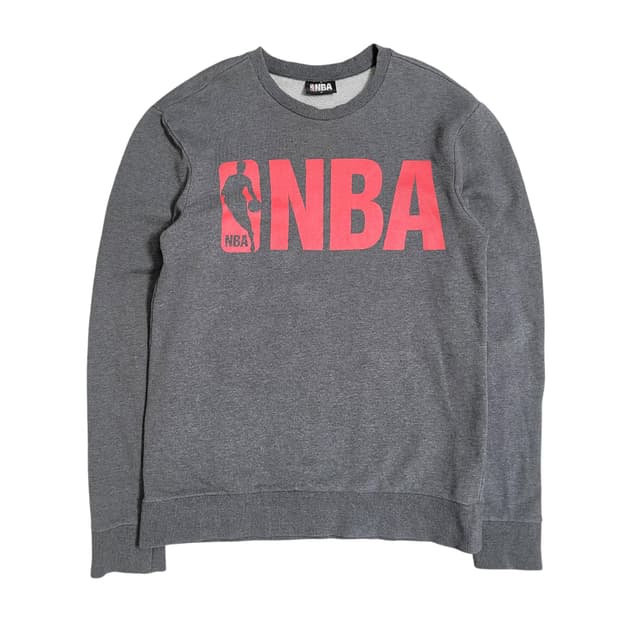 NBA 빅로고 그레이 맨투맨