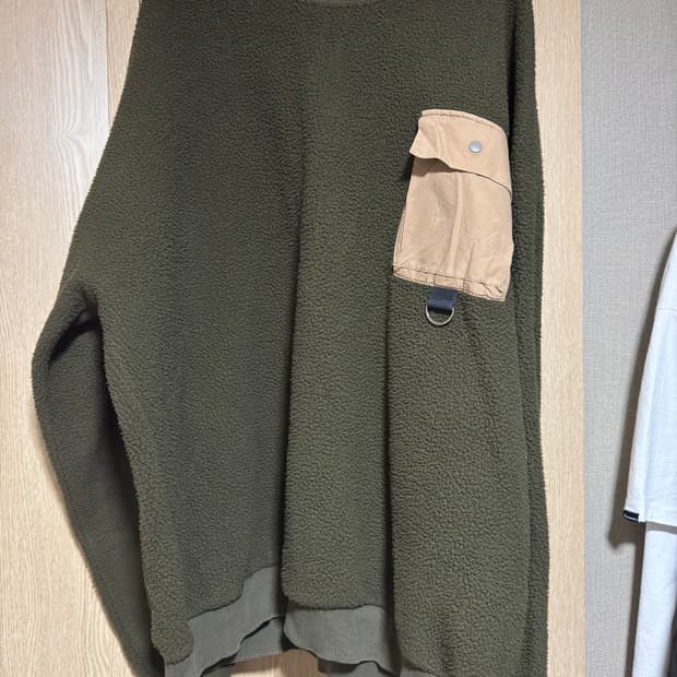 기모 맨투맨 카키 2xl