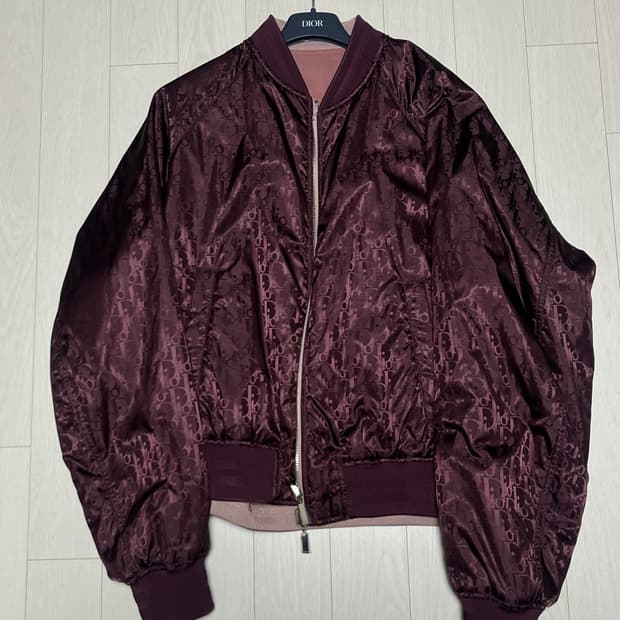 디올 오블리크 리버서블 봄버자켓