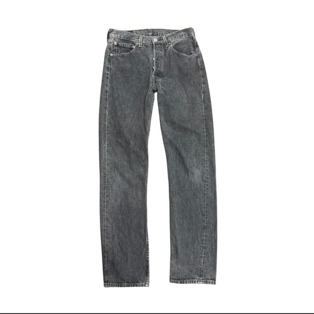 90s 빈티지 리바이스 501 흑청