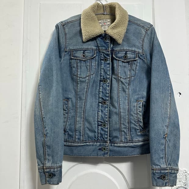 폴로 진스 데님 트러커자켓