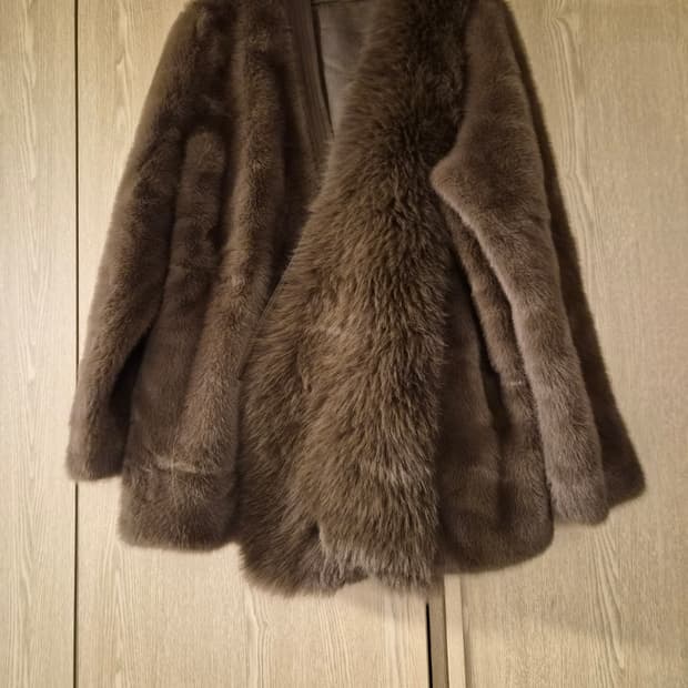 에코퍼 가디건,자켓