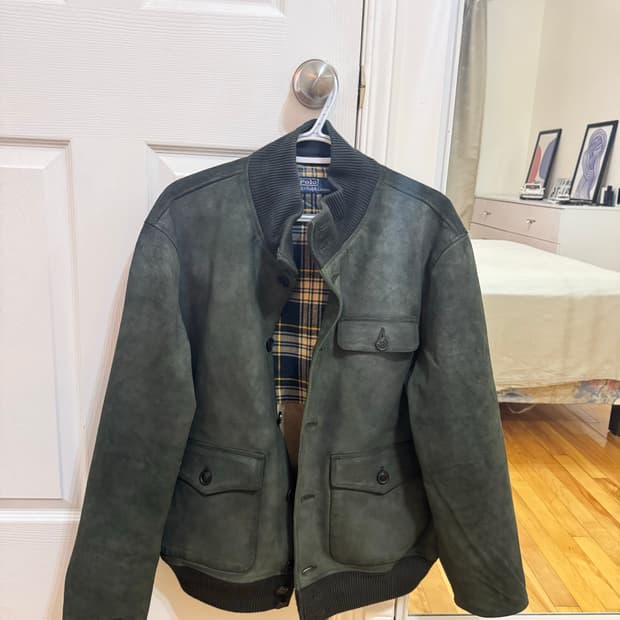 새제품 [L] Polo Ralph Lauren 스웨이드 A-1 자켓
