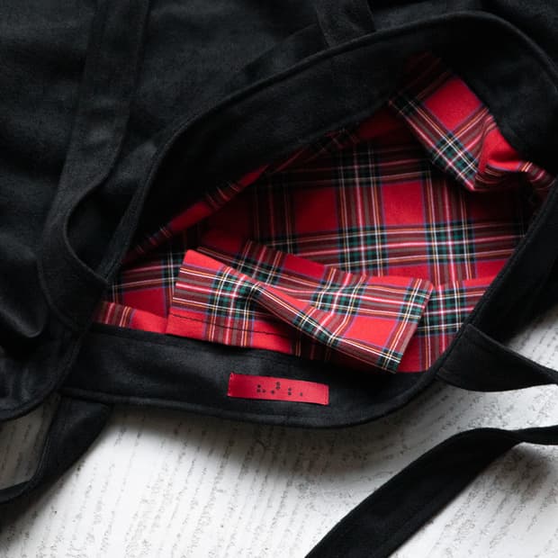 ABSD coded Royal Tartan Tote Bag