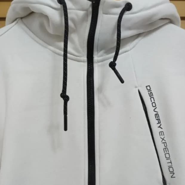 디스커버리 남성 기모후드집업점퍼 100사이즈