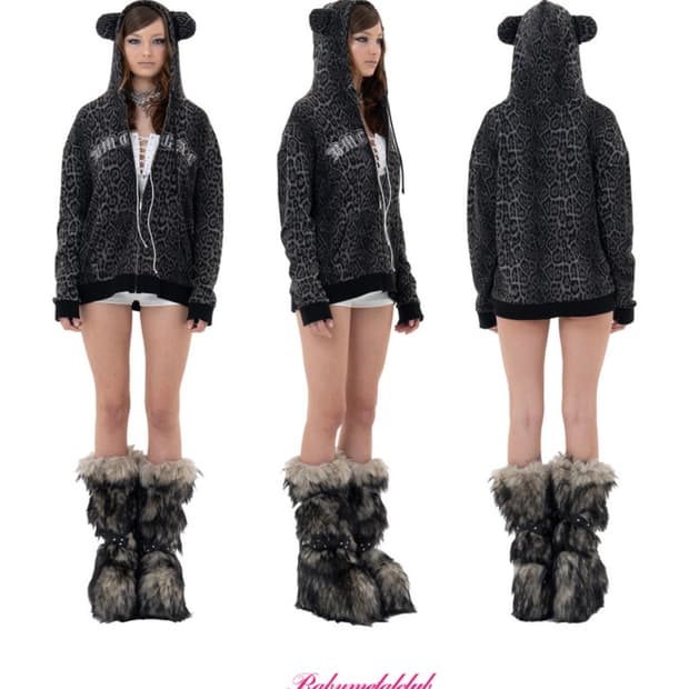 구해요) 베메클 베어 갸루 후드 집업 bmc bear gal hood