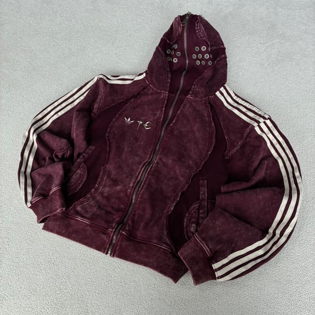 아디다스 떠그클럽 후드집업 L